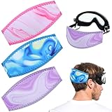 IHLOOTD 3 Stück Neopren Tauchmaskenband, Doppelseitig Tauchmaskenriemen, Schwimmbrille Band,...