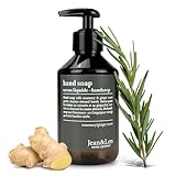 Jean & Len Handseife Rosemary & Ginger, reinigt beanspruchte Hände, für die tägliche Anwendung,...