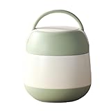 Nikou 1,2 l Edelstahl Isolierte Lunchbox Thermobehälter Bento Box mit Löffel, Tragbare Essen...