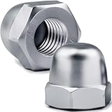 30 Stück Hutmuttern M6, Hutmuttern M6 Edelstahl,HOLMOL 304 Edelstahl Hutmuttern, Hohe Form M6...