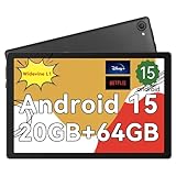 Whitedeer Android Tablet 10 Zoll - Android 15 Octa Core Gaming Tablet mit 20GB+64GB+1TB TF, Tablet...