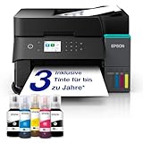 EcoTank ET-3950 A4-Multifunktionsdrucker mit Wi-Fi & AirPrint Tintentank, automatischem...