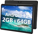 SGIN Tablet 10,1 Zoll Android 12, 2GB RAM 64GB ROM, 1200 x 800 FHD IPS, Octa-Core bis zu 1,6 GHz,...