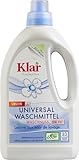 Klar eco Sensitive Universalwaschmittel Waschnuss 750ml, ohne Duft, 16 Waschladungen, für...