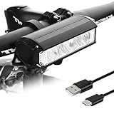 Fahrradlicht Vorne, LED Fahrradlampe Extrem Hell, 1400 Lumen, 4500mAh Super Akku-Kapazität...