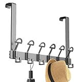 Handtuchhalter an der Tür – robuster Türhaken, abgerundetes Design oben für Badezimmer,...