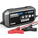 TOPDON TORNADO30000, 30A Ladegerät Autobatterie, 6V,12V,24V Professionelles Batterieladegerät mit...