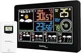 techno line WLAN WD2700, kostenlose DirektWetter App, 4-Tages-Vorhersage, Innen- und...