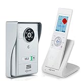 GOLIATH® Funkklingel mit Kamera & Türöffner [KABELLOS] - Türklingel mit Kamera - Doorbell Camera...