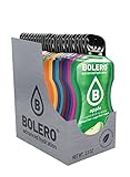 Bolero Drinks Kennenlernpaket STICKS MIX 24x3g I erfrischendes zuckerfreies Getränkepulver mit...