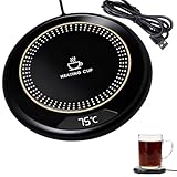 Kaffeetassenwärmer USB, Tassenwärmer mit 3 Temperaturstufen, Smart Automatischer Abschaltung,...
