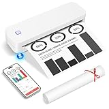 GuKKK Mobiler Drucker A4 für Unterwegs, Drucker Thermodrucker A4 Wireless Bluetooth Handy Printer,...