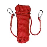 Youyijia Kletterseil 20M 12MM Outdoor Seil Durchmesser Sicherheitsseil Survival Seil Climbing Rope...