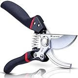Kynup Gartenschere, SK5-Stahlklinge, Schneid-Durchmesser 25 mm, Rosenschere, Professionelle Bypass...