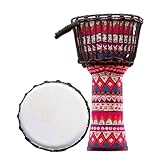 BMOZRM Djembe Trommel Afrikanische Trommel KüNstlerische Dekoration Bongo Drum Darbuka-Trommel...