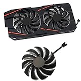 Dotodo 88MM T129215SU TPLD9210S12HH 4-polig Lüfter für Grafikkarte Kühler für Gigabyte GTX 1050...