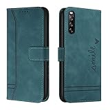 Trugox Handyhülle für Sony Xperia 10 IV 2022 Hülle Klappbar Klapphülle mit Kartenfach...