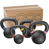 HQ Germany® Powdercoat Kettlebell | Vollguss | 2-32kg | Starter-Sets | ±2,0% Gewichtstoleranz,...