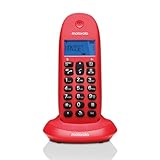 Motorola Voice – C1001CEREZA DECT Digitales Schnurlostelefon, Anrufer-ID, Freisprecheinrichtung,...