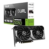 ASUS Dual GeForce RTX 5060 8GB OC Edition GDDR7 Gaming Grafikkarte (Nvidia GeForce RTX5060 DLSS 4,...