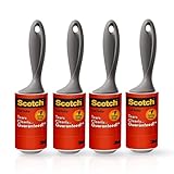 Scotch Fusselrolle, 56 Blatt (10,1 cm x 8,96 m) (4 Packungen)