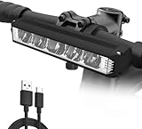 Monkey Home Ahead Frontlicht 1800Lux Superhelle LED Fahrradlampe, 4000 mAh-Akku, USB...