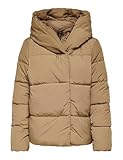 ONLY Damen ONLNEWSYDNEY SARA Puffer Jacket CC OTW Jacke, Braun, L