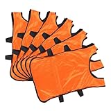 Cabilock 6 Stück Teiliges Trainingsweste aus Atmungsaktivem Polyester Leichtes Langlebiges Leibchen...