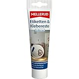 MELLERUD Etiketten & Klebereste Entferner | 1 x 75ml | Wirkungsvolles Reinigungsmittel zum Entfernen...