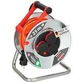 Brennenstuhl Garant S V2 IP44 Kabeltrommel 25m outdoor (Made in Germany, Kabel in Signalfarbe...