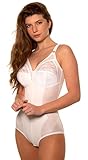 Istintiva Rossella - Figurformender Body Shaper Damen mit feiner Spitze und hohem Leicht wattierte...