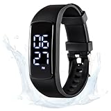 Ohne Handyverbindung, EPERSU IP68 wasserdichte Schrittzähler Uhr, Fitness Tracker Armband...