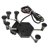 SHINEOFI 1 Stück Motorrad Handyhalterung Diebstahl Griffhalterung Klaue Schwarz mit Ladefunktion...