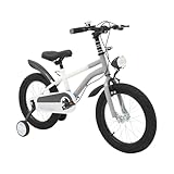 BJTDLLX Kinderfahrrad 16 Zoll Kinder Fahrrad für 5-8 Jahre Mädchen & Jungen, Höhenverstellbar...