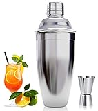 Cocktail-Shaker, Cocktail-Maker-Set, Martini-Getränke-Shaker, 750 ml, Cocktail-Shaker-Sieb,...
