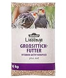 Dehner Lieblinge Vogelfutter, Großsittich-Futter, Vitamin-Aktiv-Komplex,10 kg