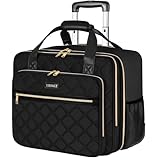 Ytonet Business Trolley Damen, Laptop Trolley 17,3 Zoll Laptop, Laptoptasche mit Rollen Wasserdicht,...