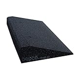 bepco Bordsteinkanten-Rampe, LxBxH: 50 x 25 x 5 cm aus Gummi (schwarz)...