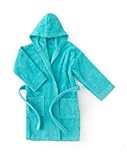 Top Towel Mädchen & Jungen Confort-Bademantel Kinder, Frottee 450g/m², Mit Kapuze & Taschen,...