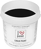 I LOVE CHALK PAINT Schwarz - OHNE SCHLEIFEN Möbel, Wände und Gegenstände streichen -...