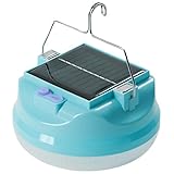 Chewtoyo Solar-Campinglampe mit hoher Kapazität, wiederaufladbarer 6000-mAh-Akku, ABS-Material mit...