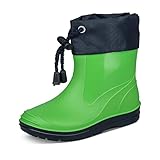 Beck Unisex Kinder Gummistiefel, Grün, 25 EU