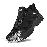 Veool Wanderschuhe Herren Leicht rutschfest Atmungsaktiv Trekkingschuhe Outdoorschuhe Bergschuhe