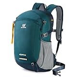 SKYSPER Wanderrucksack 18L Trekkingrucksack Wasserfest mit Rückenbelüftung und Netzrücken...