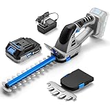 Akku Heckenschere Heckenschere 20V: DEKOPRO 2-in-1 Elektrogartenscheren mit Akku Heckenschere mit...