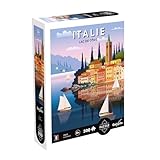 Calypto 3907306 Italien, 500 Teile Puzzle mit Soft-Touch, farbenfrohes Puzzlemotiv mit samtiger...