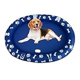Fangfhai Hundebadewanne, Hunde-Schwimmreifen Für Seen, Aufblasbare Kratzfeste Haustierinsel...