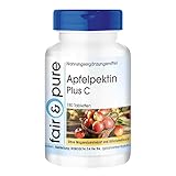 Fair & Pure® - Apfelpektin mit Vitamin C & Calcium - 180 Tabletten - vegan - natürlicher...