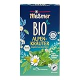 Meßmer Bio Alpenkräuter | 100% natürliche Zutaten | 20 Teebeutel | Vegan | Glutenfrei |...