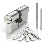 MANICAF Schließzylinder 30/40 Zylinderschloss mit 5 Schlüssel, Profilzylinder, Türzylinder...